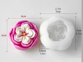 Molde silicona flor 5C12